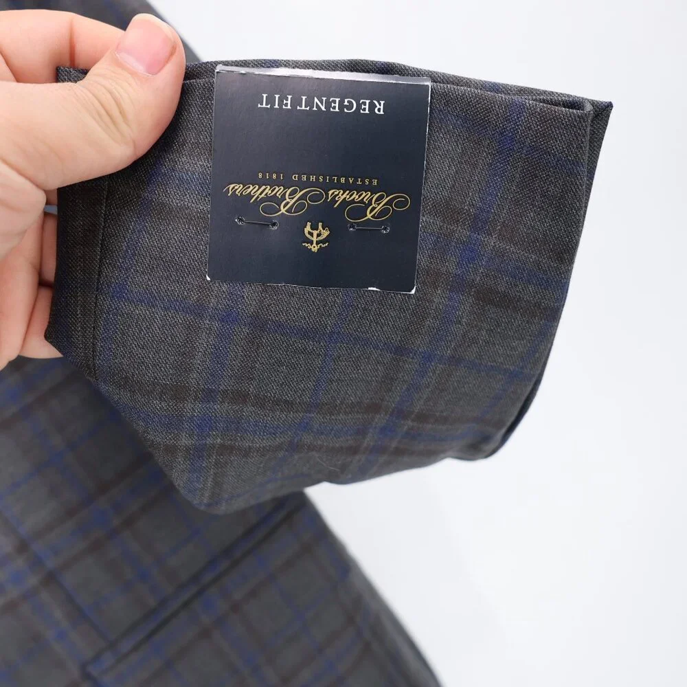 NWT Brooks brothers Sport Coat Mens 40R Regent Zignone Wool notch lapel plaid